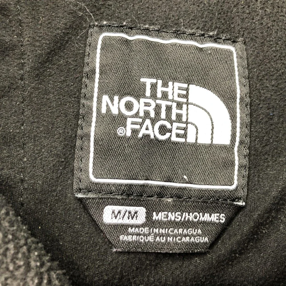 The North Face Jacket Mens Medium Black Softshell Fleece Full Zip Outdoor